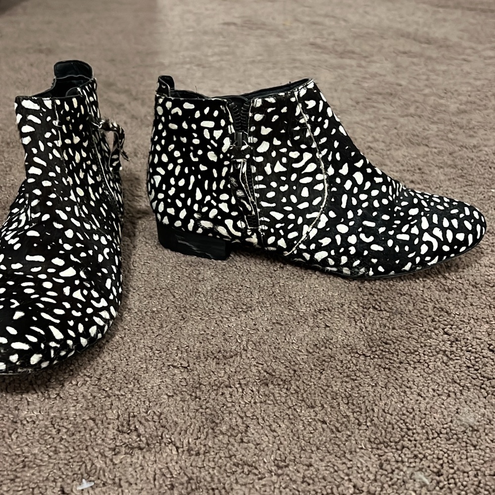 Cow Hide Booties - image 1